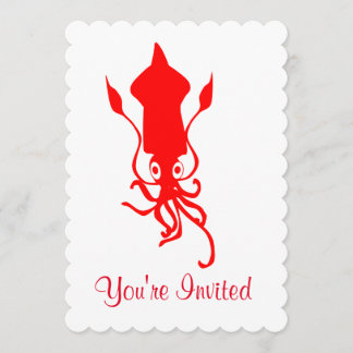 Squid Invitation