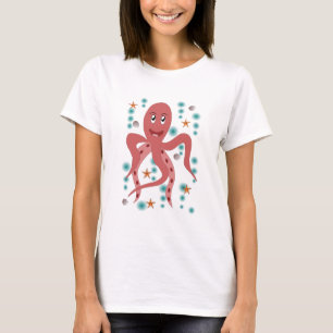 Squid Octopus Animal Undersea Kraken Sea Life T-Shirt