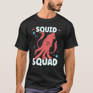 Squid Octopus Squid Marine Biologist 3 T-Shirt