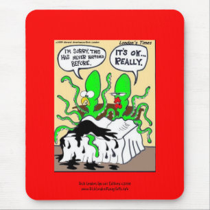 Squid Premanture Ejaculation Funny Mouse Pad
