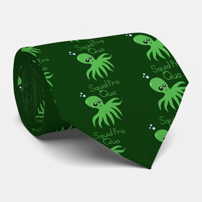 Squid Pro Quo Tie (Rolled)