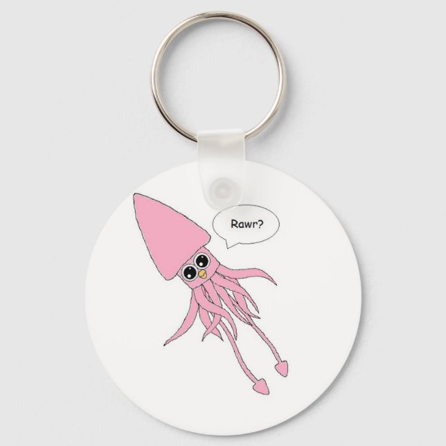 Squid Rawr Key Ring (Front)