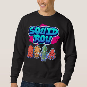 Squid Row Octopus Cuttlefish Squid 1 Sweatshirt