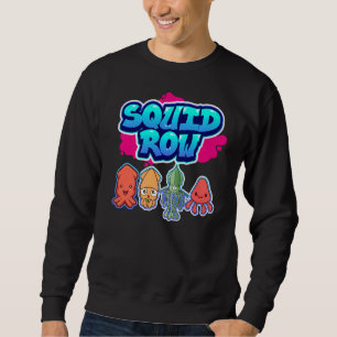 Squid Row Octopus Cuttlefish Squid Sweatshirt