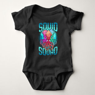 Squid Squad Sea Animal Ocean Lover Octopus Friends Baby Bodysuit