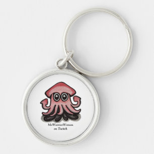 Squido squid, MeWarriorWoman on Twitch  Key Ring