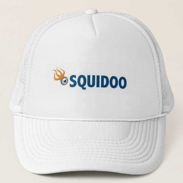 Squidoo Hat. Trucker Hat (Front)