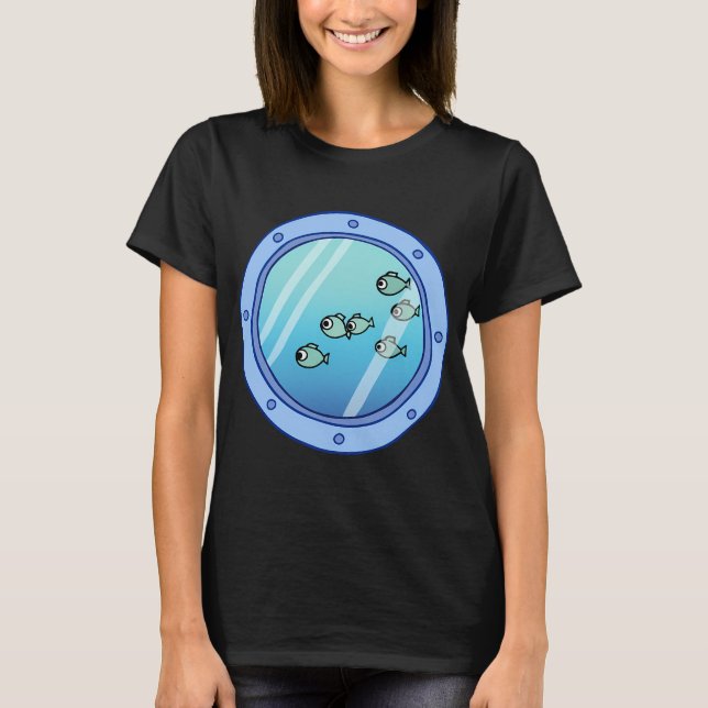 Squidward's Window School of Fish Porthole T-Shirt (Front)