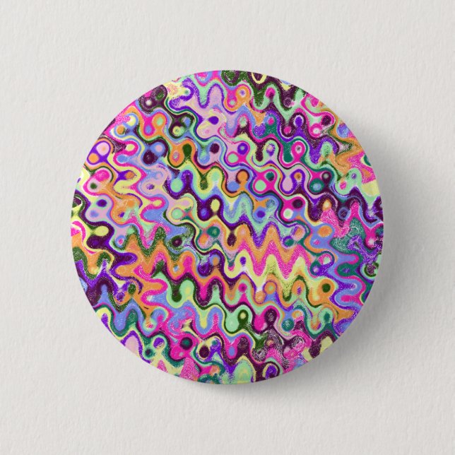 Squiggle Art Button (Front)