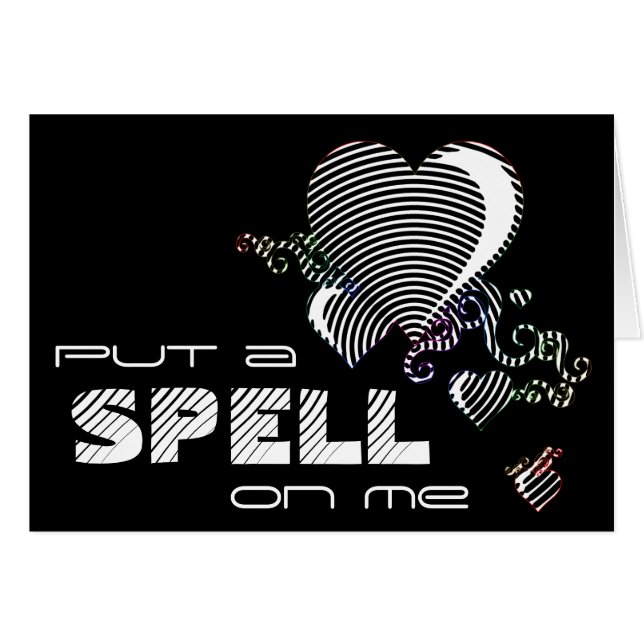 squiggle hearts. put a spell on me. (Front Horizontal)