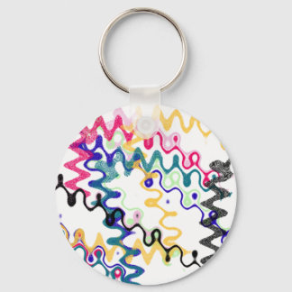 Squiggle Wave Keychain