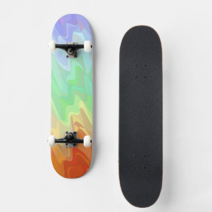 Squiggly Gradient Skateboard
