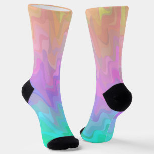 Squiggly Gradient Socks