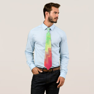 Squiggly Gradient Tie