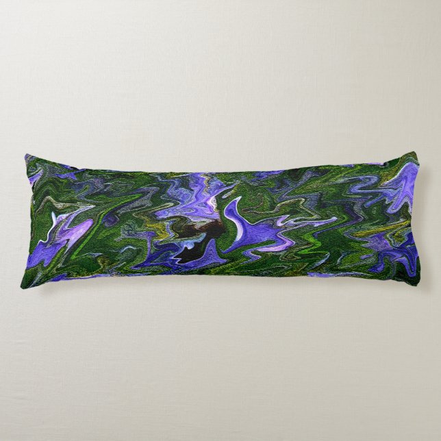 Squiggly Irises....... Body Cushion (Front)