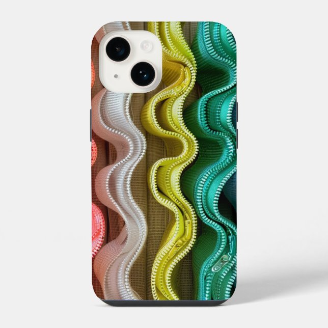 Squiggly Rainbow iPhone Case (Back)
