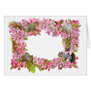 Squiirels in Flowers