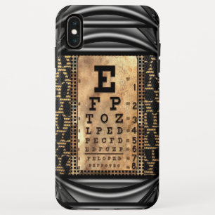 Squint Vintage IV Eye Chart Cool Case-Mate iPhone Case