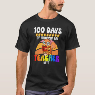 Squirrel 100 Days of Driving My Teacher Nuts Squir T-Shirt