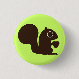 Squirrel 3 Cm Round Badge