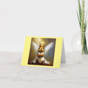 Squirrel Angel Card