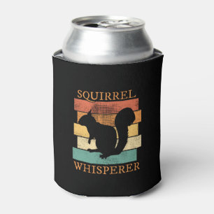 Squirrel Animal Forest Retro Can Cooler
