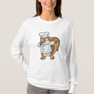 Squirrel as Cook with Cooking apron T-Shirt