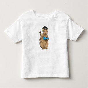 Squirrel as Teacher with Book Toddler T-Shirt