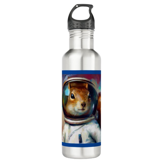 Squirrel Astronaut 710 Ml Water Bottle (Front)