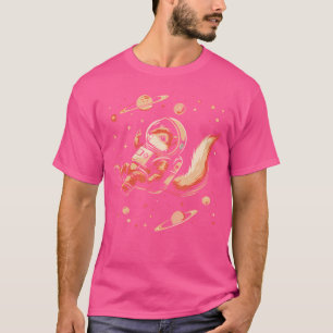 Squirrel Astronaut Planets Astronomy For Women Kid T-Shirt