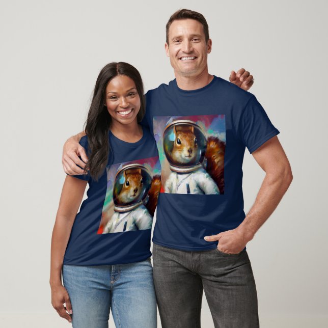Squirrel Astronaut T-Shirt (Unisex)