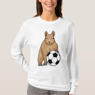 Squirrel at Soccer Sports T-Shirt