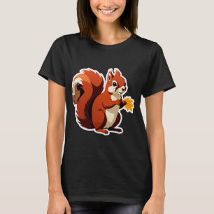 Squirrel Autumn Woodland T-Shirt