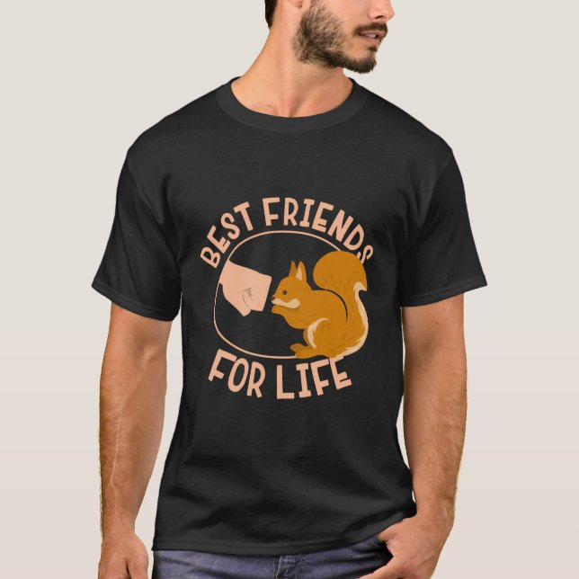 Squirrel Best Friend For Life Long Sleeve Shirt Gi (Front)