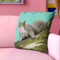 Squirrel Blowing a Bubblegum Bubble Animal Photo