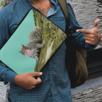 Squirrel Blowing a Bubblegum Bubble Animal Photo