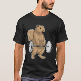 Squirrel Bodybuilding Dumbbells T-Shirt