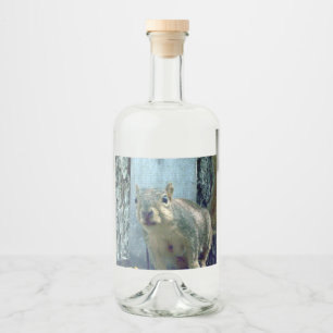 Squirrel Bottle Label