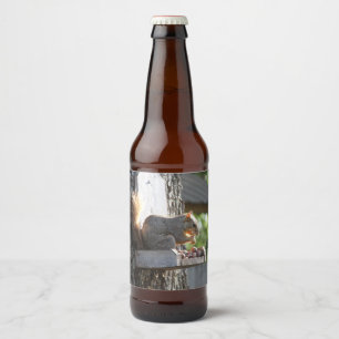 Squirrel Bottle Label