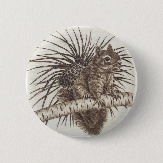 Squirrel button - Scoiattolino spilla (Front)