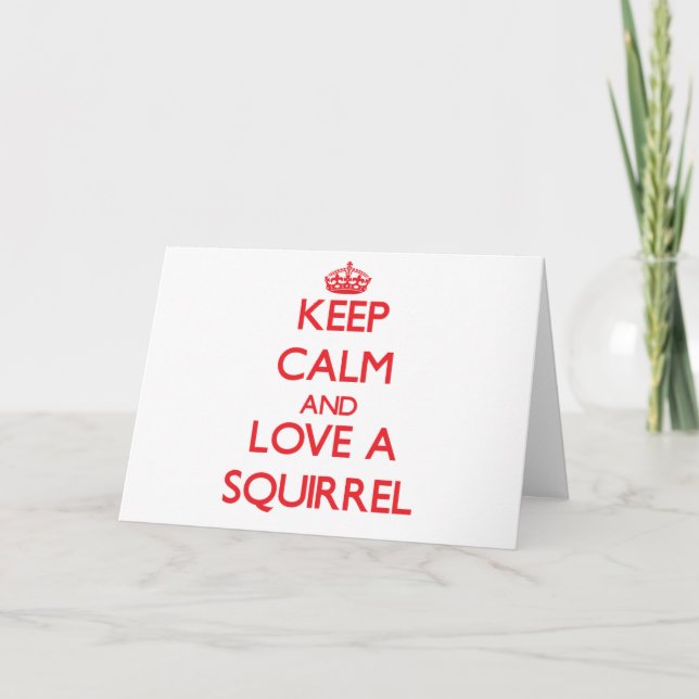 Squirrel Card (Front)