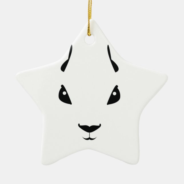 squirrel ceramic tree decoration (Front)