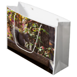 Squirrel Chow Time Large Gift Bag