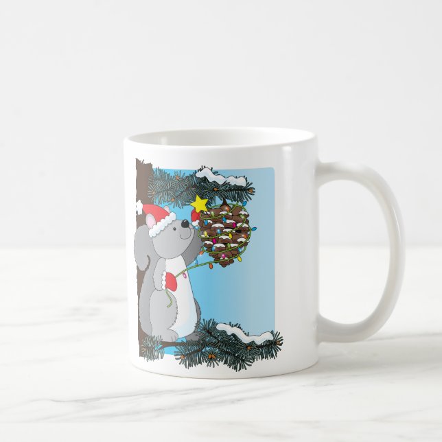 squirrel christmas coffee mug (Right)