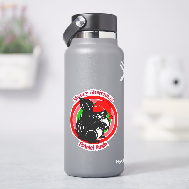 squirrel christmas gifts, personalised name  (HydroFlask)