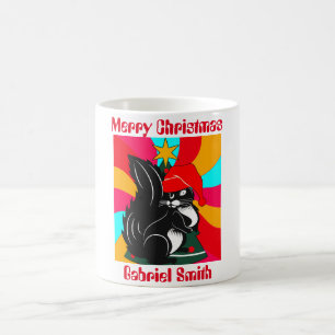 squirrel christmas gifts, personalised name coffee mug