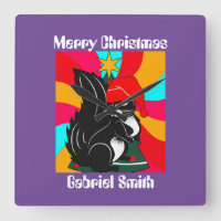 squirrel christmas gifts, personalised name   