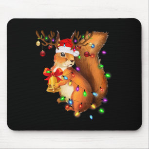 Squirrel Christmas Light Family Matching Pajama Xm Mouse Pad