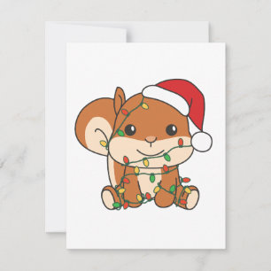 Squirrel Christmas Winter Animals Holiday Squirrel