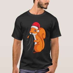 Squirrel Christmas Xmas Kids Girl Women Men T-Shirt